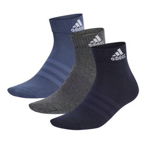 Kit 3 Pares de Meia Cano Baixo Adidas Faixa