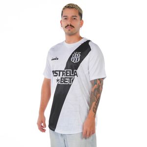 Camisa Ponte Preta Oficial Torcedor 1 Masculina Branca