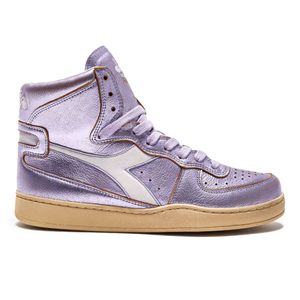Tênis Diadora Mi Basket Roxo Metalizado Couro