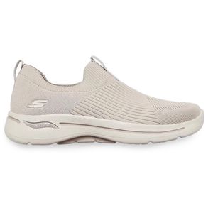 Tênis Skechers Go Walk Arch Fit Feminino Bege