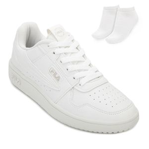 Tênis Casual Fila ACD Classic e Meia Feminino Branco