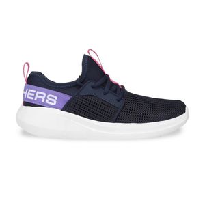 Tênis Skechers Go Run Fast Azul e Pink Infantil