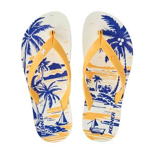 Chinelo Infantil Kenner Summer Tropicos Kids Amarelo