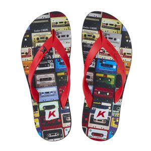 Chinelo Kenner New Summer Mix Tape Masculino Vermelho