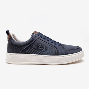 Tênis Casual Denim Bold Democrata Masculino Marinho