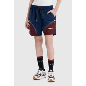 Shorts Unissex Baw X Diadora Essencial Pockets Marinho