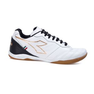 Chuteira de Futsal Diadora Calcio Agilita Unissex Branca