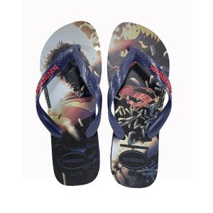Chinelo Havaianas Top Heróis DC Masculino Marinho