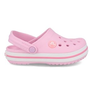 Babuche Crocs Crocband Clog Infantil Rosa