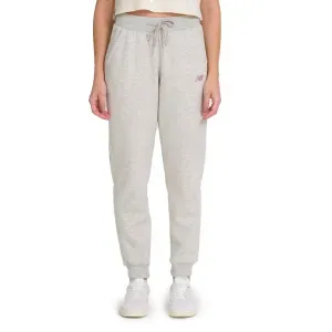 Calça New Balance Essentials Feminina Cinza Claro