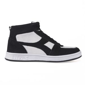 Tênis Diadora Hi-Playmaker Branco e Preto Unissex