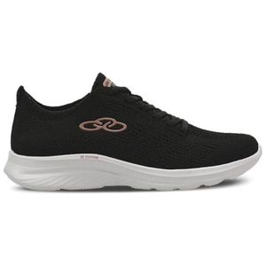 Tênis Esportivo Olympikus Ultraleve Preto e Rose Feminino