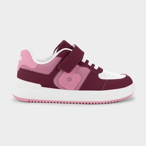Tênis Infantil Bibi B College Marsala com Rosa