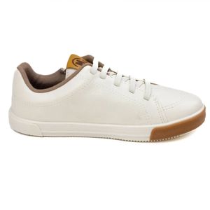 Sapatênis Casual Molekinho Juvenil Masculino Off White