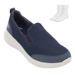 Tênis Skechers Go Walk Max e Meia Marinho Masculino