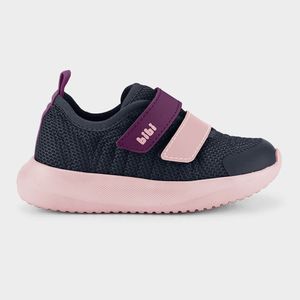 Tênis Infantil Bibi Flash Azul Marinho com Rosa