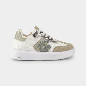 Tênis Infantil Bibi Glam Branco com Prata
